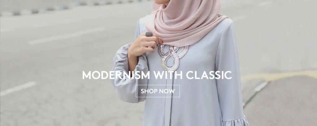 A Zolace homepage banner: “Modernism with classic”.