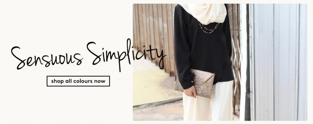 A Zolace homepage banner: “Sensuous simplicity”.